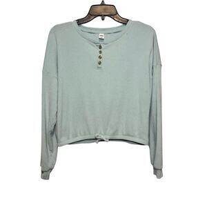 Old Navy girl’s cozy cinched-hem‎ rib-knit top. Size XL (14-16)